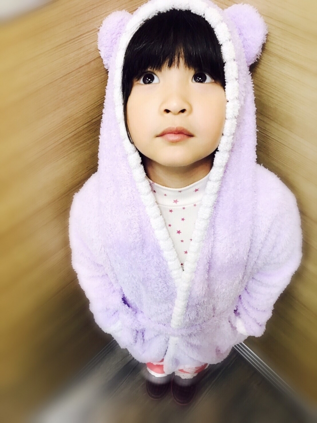 Kid's Piping Hooded Bathrobe 6~10years 2