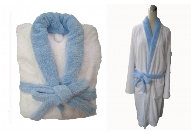 Adult's Two Tone Shawl Collar Robe 5