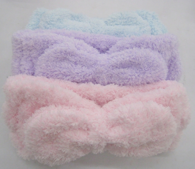 Fluffy Hair Band with bow 3